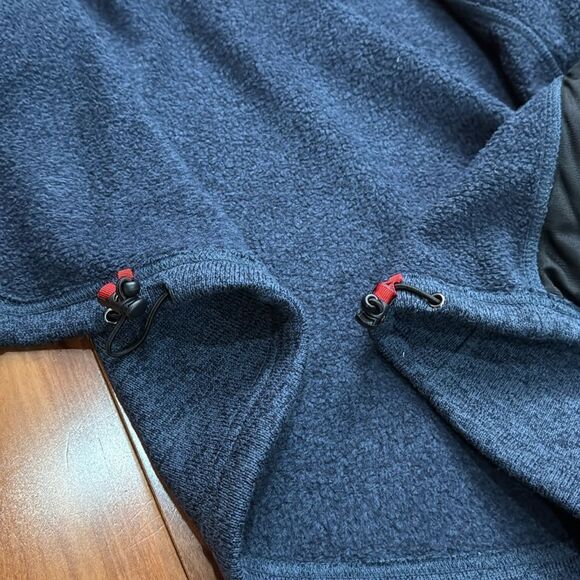 Orvis Men's Classic Fleece Full Zip Sweater Vest Navy Blue Size XL - Picture 9 of 11